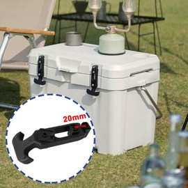 Be In Your Mind 2 Sets Rotation-Moulded Radiator Hasp Pull Lock Rubber Flexible T-Handle Pull Lock for Tool Boxes Coolers Golf Carts Construction Machinery Covers Agricultural