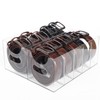 Hualinsyi Belt Organizers 2-Pack Clear with Removable Dividers - 5