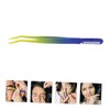 FOMIYES Men's Eyebrow Tweezers with Lash Applicator Tool Precision Eyebrow