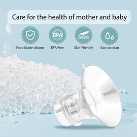 DIFKING 12PCS Flange Inserts 15/17/18/19/20/21mm for 24mm Flange/Shield of Most Pumps, BPA Free Inserts, Compatible with Momcozy/Medela/Elvie/Spectra/Bellababy/TSRETE/Willow/Nuliie Breast Pumps