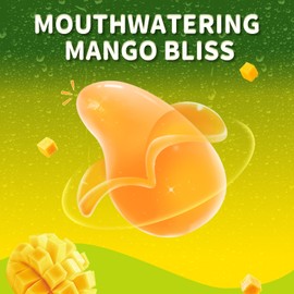 Amos Peelerz Mango Gummy, Peeling Mango Candy,Resealable 2.19oz Bag (Pack of 3)