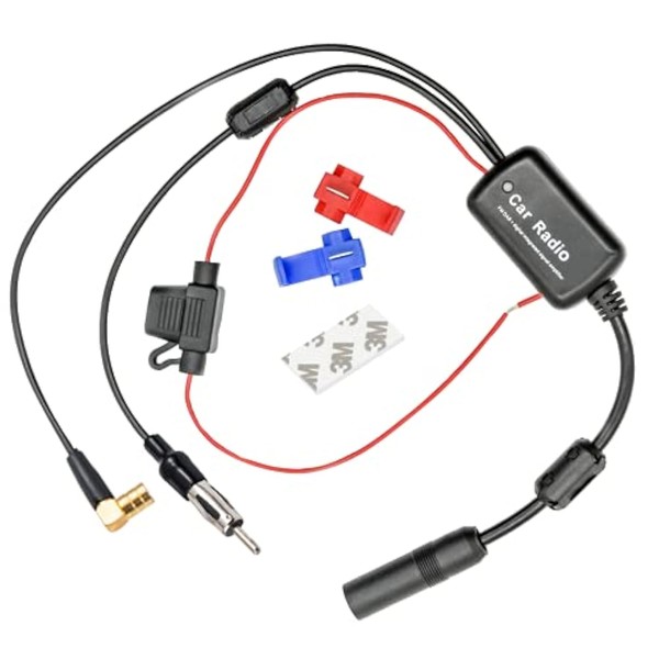 Vecys DAB Splitter FM/AM DAB + Car Antenna Signal Amplifier