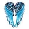 Broche de ala de ángel de la guarda para mujer,