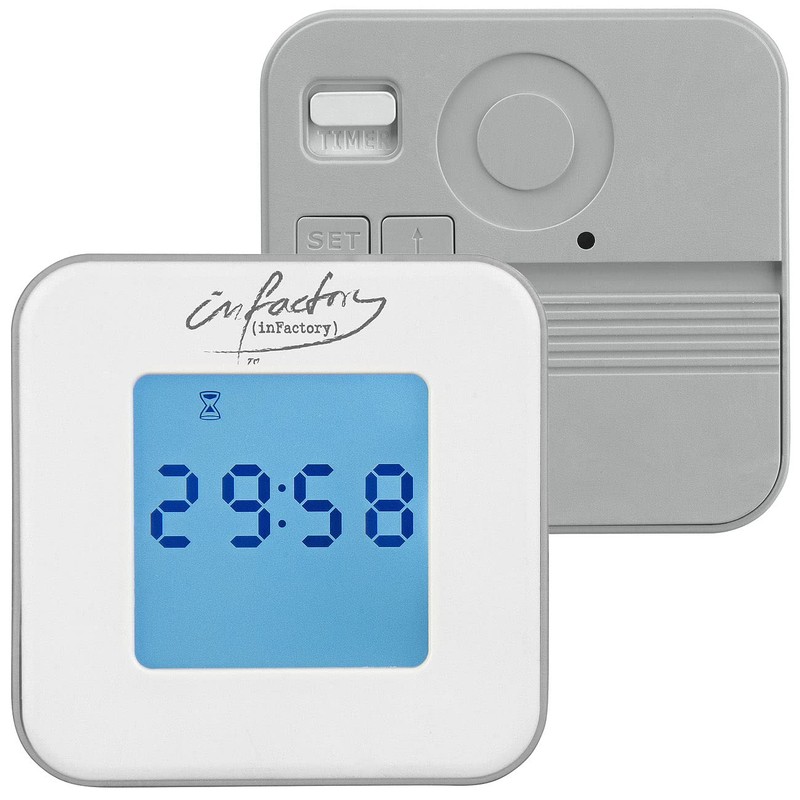 infactory Tea clock: Set of 2 digital timer cubes with