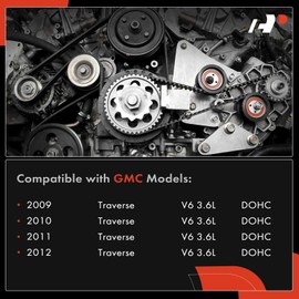 A-Premium Engine Serpentine Belt Drive Kit with Tensioner Compatible with Toyota Camry 2012-2017, RAV4 2009-2018 & Scion tC 2011-2016 - DOHC L4 2.5L