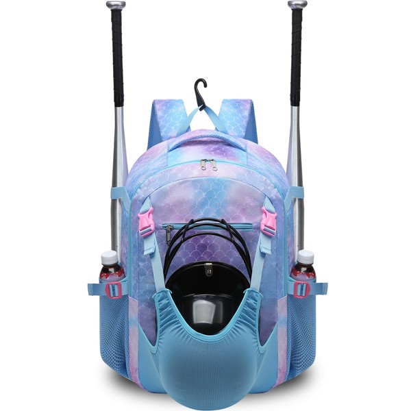 FOKDUVB Baseball Softball Tball Backpack for Kids Boys Girls 5-8