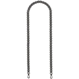 WANYI Bag Chain 120 cm Metal Chain for Bag, Bag Straps for Changing, Women's Bag Strap, Purse Chain, Carry Strap for DIY Shoulder Bag, Purse, Handbag with Carabiner (Black)