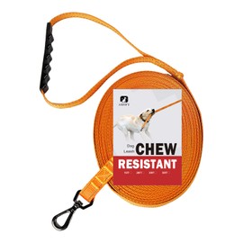 Chew Resistant, Float on Water Dog Training Leash, Wear-Resistant Leashes, Heavy Duty Hook Safe Handle Reflective Lead for Dogs-15ft 20ft 30ft 40ft 50ft for Large Medium Small Pets Dogs-OG 15ft