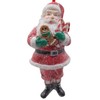 OnHoliday Frosted Candy Santa with Candy Cane and Gingerbread Man