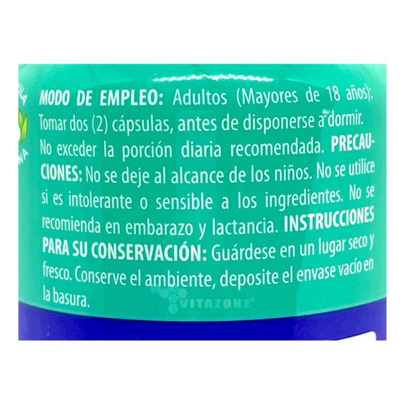 Valeriana Pasiflora Azahar Toronjil 60 Cáps Vegetales Solanu