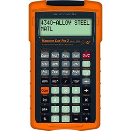 Calculated Industries 4088 Machinist Calc Pro 2 Advanced Machining Calculator | Speeds and Feeds, DOC, LOC and WOC for Materials and Tool settings | Machinists, Setters, Tool & Die Makers, Shop Owners