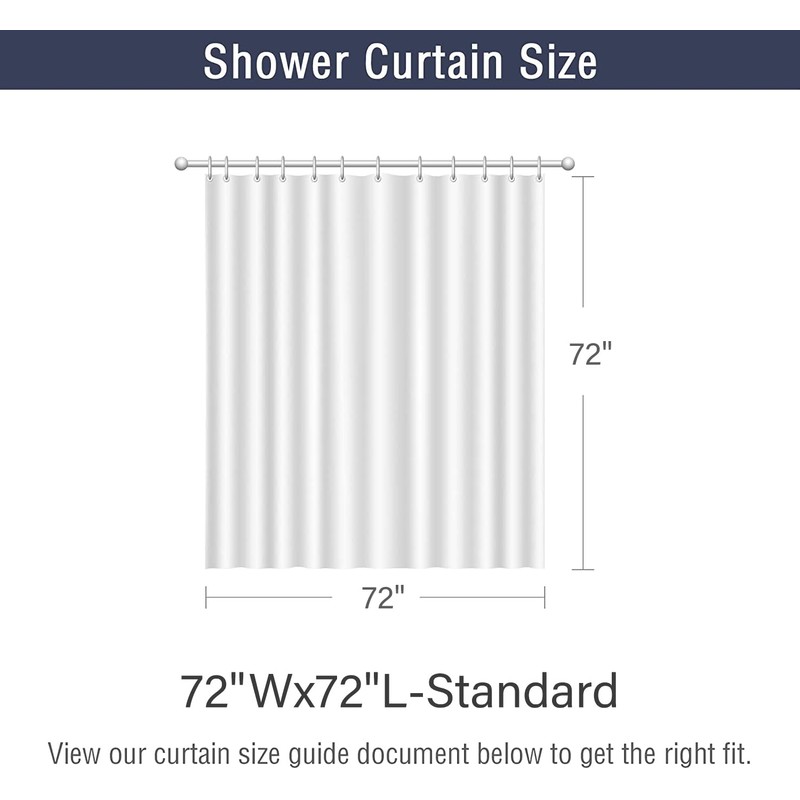 GCIREC Brown Marble Shower Curtain, Grey Brown Modern Abstract Wave
