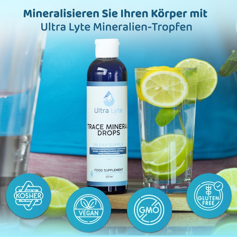 Ultra Lyte Trace Mineral Drops – 237 ml All Natural