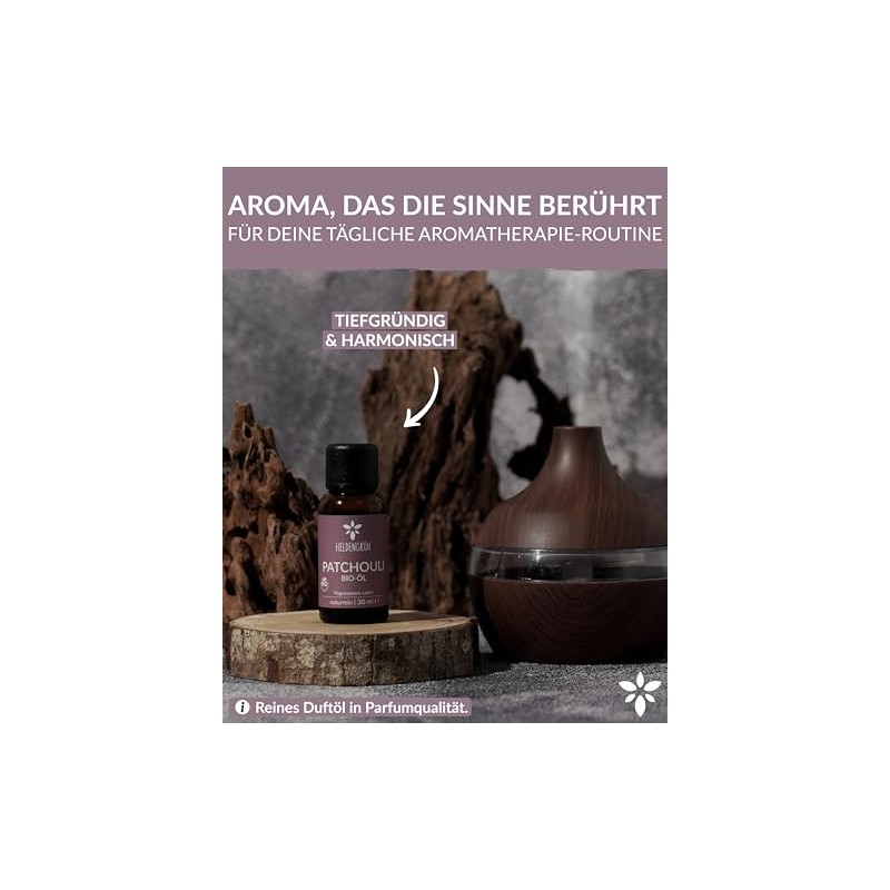 Heldengrn Heldengrn? BIO Patchouli ?l [100% NATURREIN] - Reines Patchouli