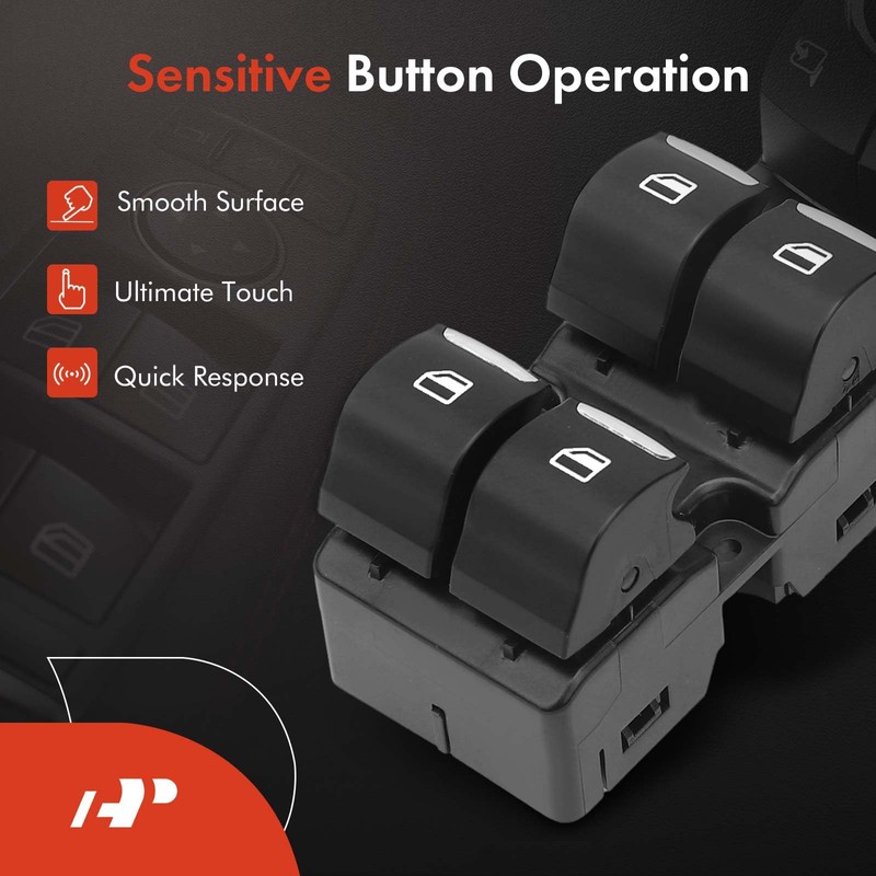 A-Premium Master Power Window Switch Compatible with Ford F-150 F150