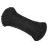 vidaXL Black Polypropylene Twisted Work Rope - Durable, Weather-Resistant and
