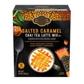 Salted Caramel Chai Tea Latte Mix, Cinnamon, Ginger, Black Pepper & Cardamom, 8.8oz Private Selection Box, 2 Pack