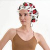 Luxury Shower Cap Satin Lined Reusable Waterproof Double Layer Elastic