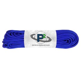 Paracord Planet Solid Color 550lb Paracord – 7 Strand Type III Nylon Cord for Indoor and Outdoor Tasks – Electric Blue (25 ft)
