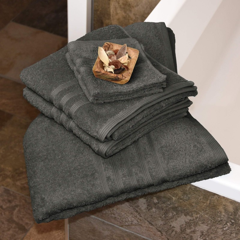 Lashuma Guest Hand Towels Anthracite Grey Hand Towels Small 30