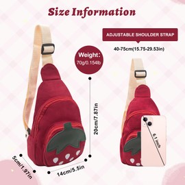 LJCZKA Small Shoulder Bag Girls Crossbody Bag Toddler Girls Kids Handbag Cute for School Travel Sports, Red #1