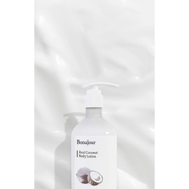 BONAJOUR] Vegan Daily Natural Coconut Oil Body Moisturizer – Treatment Healing Body Care 10.5 Fl. Oz