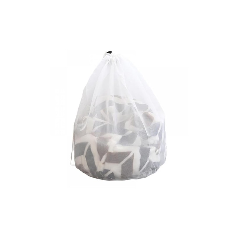 Small Mesh Laundry Bag with Drawstring, Washing Bag Net for