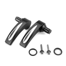 Dasen Saddlebag Latch Lever, Saddlebag Lid Lifters Compatible with Harley Touring Street Glide Road King Electra Glide Road Glide 2014-2024 Black