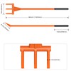 Dolibest 56'' Demo Bar, Heavy Duty 3-Tine Wrecking Bar with