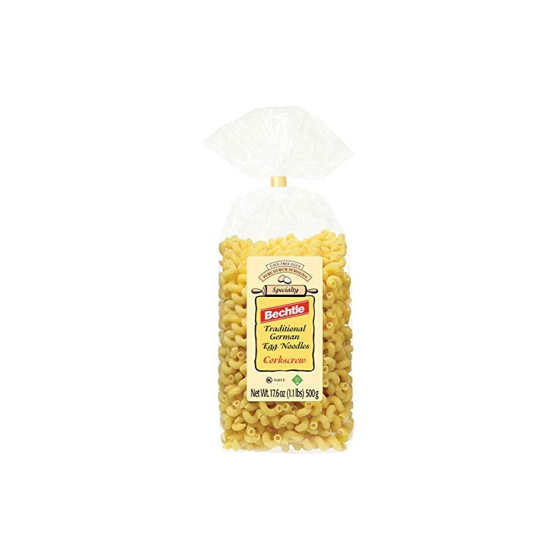 Bechtle Corkscrew Traditional German Egg Noodles, 17.6 Ounce