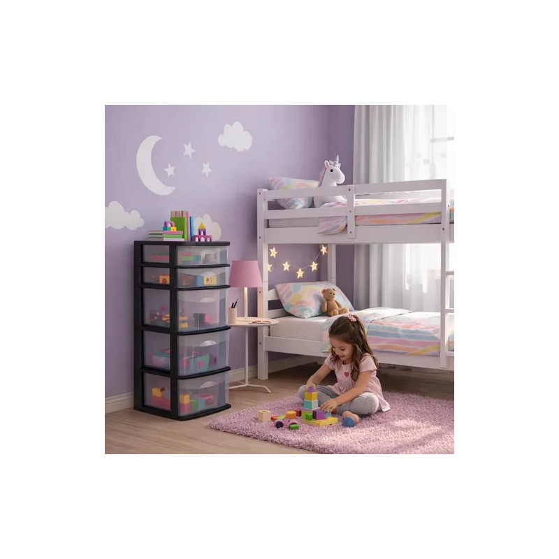 Cajonera De Plástico Italhome Fox 5 Organizador Multiusos