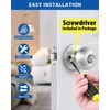 3 Pack Keyed Entry Door Knob Set, All Keyed Same