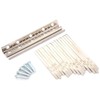 Kalimba Musical Key, 17 Tones Metal Replacement Finger Piano DIY