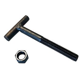 T Bolt for Header Flange and Exhaust Pipe - 3/8-16, 3-1/2" Long, 2" Threaded