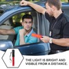 TOPPERFUN Traffic Wand, LED Traffic Control Night Wands Red and