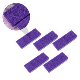 Ipetboom 10pcs Double-sided Pumice Stone Foot Scrubbers Callus Remover Dead Skin Exfoliator Ergonomic Design for Smooth Feet for Long Walks High-heel Wearers Purple