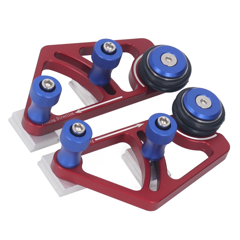 Woodworking Bearing Stock Feeder with Sliding Blocks Table Saw Feed