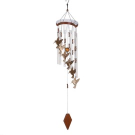 Garden Wind Chimes, Best Unique Hummingbird Wind Chime for Door Decor