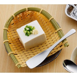 Yoshikawa YJ3251 Spoon, Stainless Steel, 5.9 inches (15 cm), Tofu, Yogurt, Made in Japan