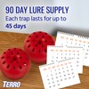 TERRO T2502 Ready-to-Use Indoor Fruit Fly Trap with Built in