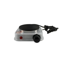 TEMPO DI SALDI Mini Fornello Elettrico 500W Regolabile Piastra Ghisa Viaggio Campeggio 108 mm