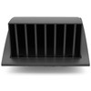 H&C VENT Rectangular Ventilation Grille with Backflow Flap, Plastic Weather