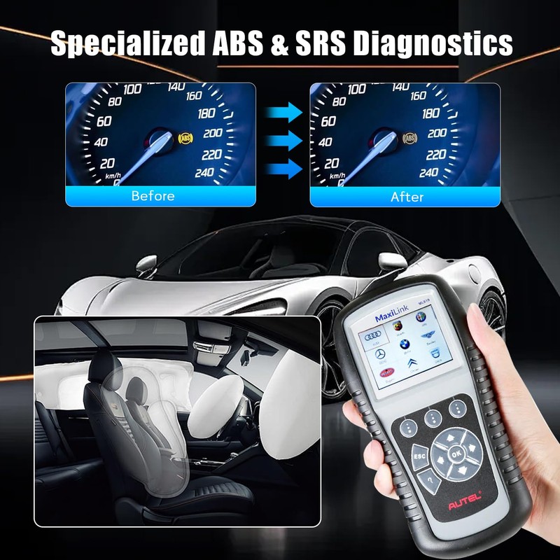 Autel MaxiLink ML619 OBD II Scanner - Same as AL619,