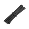 uxcell 3 Inches Plastic Twist Ties Reusable Cable Cord Wire