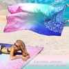 HIHOHO Beach Blanket Waterproof Sandproof Extra Large Beach Mat 79"