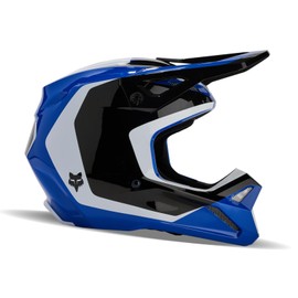 Fox Racing YOUTH V1 MOTOCROSS HELMET, BLUE, Large