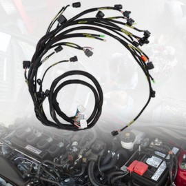 K20/K24 K-Series Tucked Engine Wiring Harness Compatible with Honda/Acura K-Swap - Compatible with Integra CRX EK EG, 02-04 RSX Type S&Base, 01-05 Civic Si EP3