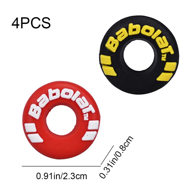 GXWzhanbo 4 Pieces Durable Vibration Dampener Soft Tennis Racket Shock