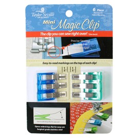 Taylor Seville TS-04270 Magic Clip MINI Total Length 1.5 inches (37 mm), 6 Pieces