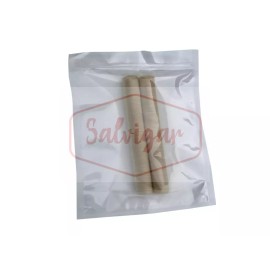 SALVIGAR Collagen Casings Dry 34mm / 50ft for stuffing 44 Lb 180 sausages 2 sticks